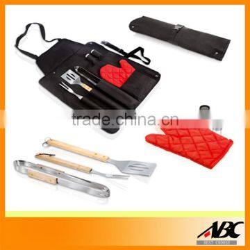 Hot Sell 7PCS APRON BBQ SET / BBQ TOOL