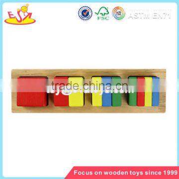 wholesale inexpensive wooden geometric block toy funny wooden geometric block toy for kids W14A095