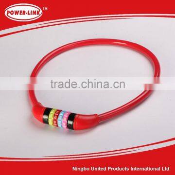 2016 Hot sales practical safe bicycle bike cable lock