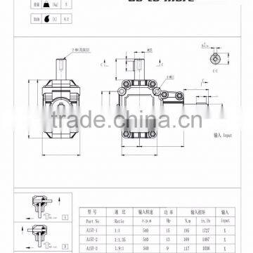 A380 1:1 Ratio Manure Spreader Gearbox photo-4