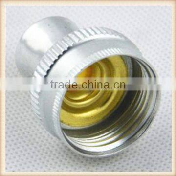 Washer machine hose threaded coupling