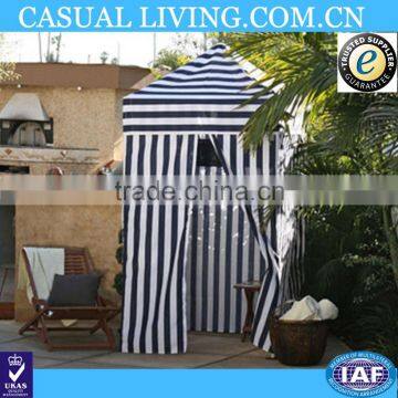 Portable Privacy Stripe Cabana Changing Room Tent