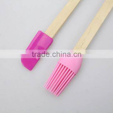 Cake Cream Solid Silicone Spatula Mixing Batter Scraper Brush Silicone Kitchen Tool photo-3