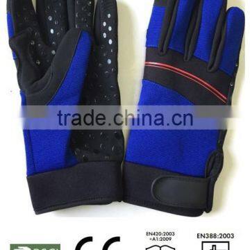 Silicon Printed Work Gloves, Anti-slip