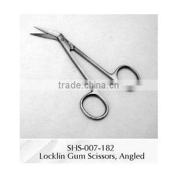 Locklin Gum Scissors , Angled