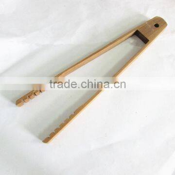 eco-friendly bamboo BBQ tong