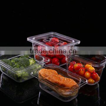 Plastic pc 1/6 size gn food container/gastronormic food pan