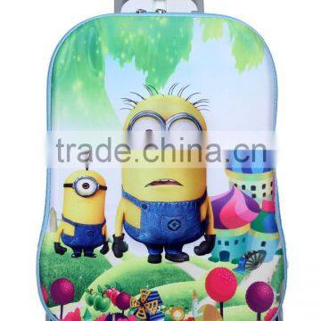 China Customize Cartoon Kids School Bag With Wheel For Boys photo-2