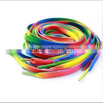 cheap colorful Athletic Shoelace for Canvas shoes for direct sale