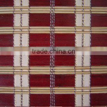 printed window roll up bamboo blind