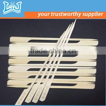 Cheap Price bamboo skewers with flag handle for BBQ