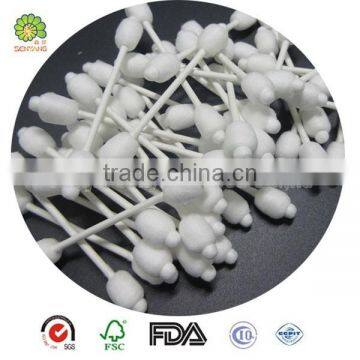 Double Sides Plastic Stick 100% Cotton Baby Use Cotton Swab photo-2