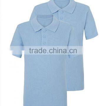 WHOLESALE Girls School Scallop Long Sleeve Polo Shirts