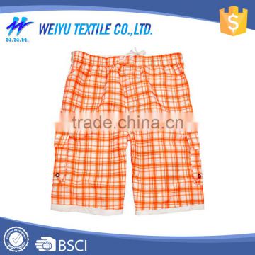 Men inside mesh panel beach towel pants pattern