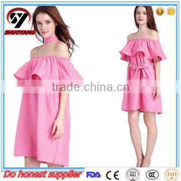 Plus Size Skirt Off Shoulder Bridemaid Sexy Blue Evening Dress photo-6