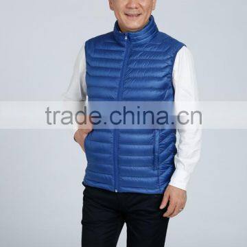 Hot Sell Blue Winter Down Vest for Men