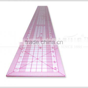 Kearing Brand Straight Sandwich Line Flexible 5*50cm Plastic Garment Ruler for Fashion Design#8001 photo-2