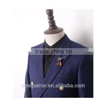 2 Buttons ,double Breast ,Men's Business Suit BSPS0177 photo-2