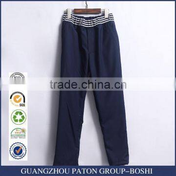 Custom Classic Style Navy Blue School Uniform Pants