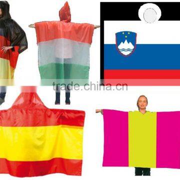 national flag poncho