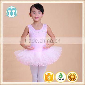 Flower Fairy baby tutu dress Kids sleeveless dancewear for parties tulle tutu birthday dancing dresses