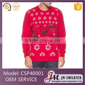 mens crew neck adult ugly christmas sweater