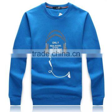 Fashion Round Neck Pullover Custom Wholesale Printing 2016 Thick Warm Fleece Multi-Color Sweatshirt Men photo-6