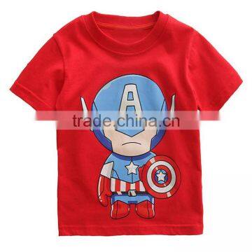 Wholesale High Quality Short Sleeve Soft 100% Cotton Kids T Shirt