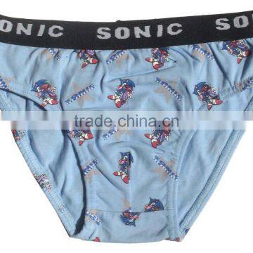 fashion style children underwear hot selling cheap wholesale stock boy brief