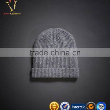 High Quality Custom Knitted Cashmere Beanie Hat