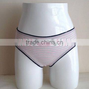 Casual Lady Women Multicolored Cotton Pleated Hem Panties Underwear Knickers photo-6