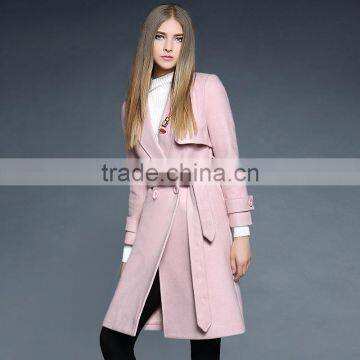 2017 Latest Designs Wholesale Lady Formal Long Spring Korean Women Coat photo-2