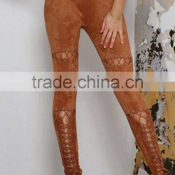2017 Latest Sexy Straps Leggings Pants for Women photo-5