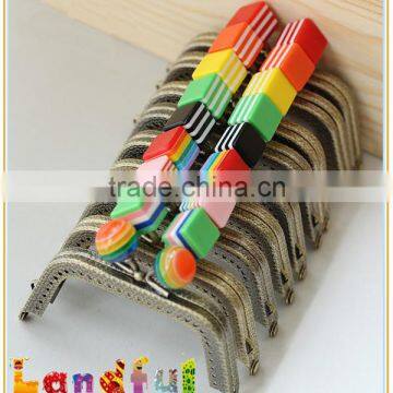 High Quality Colorful Purse Frame Handbag Supplies Metal Purse Frame