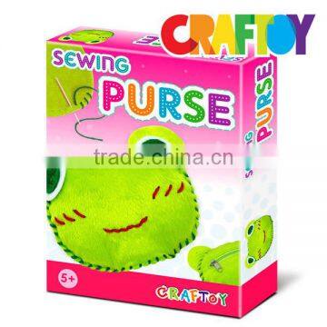 Children Crafts do it Yourself Sewing Purse Frog Purse photo-2