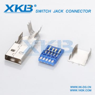 usb3.0 male head usb3.0 male connector