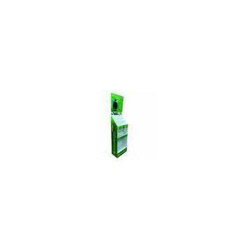 OEM / ODM Green Coating Paper Cardboard Display Shelves For IT Technology Products