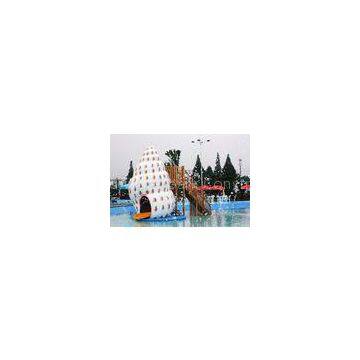 Conch Swimming Pool Kids Slide, Family Resorts Water Pool Slides Safety