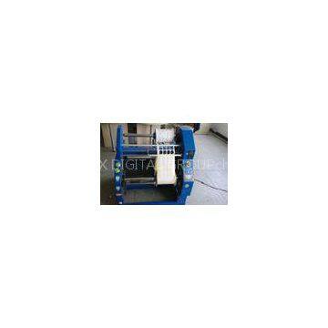 roll-to-roll cutter/ depends on a blade to cut adhesive with any shape