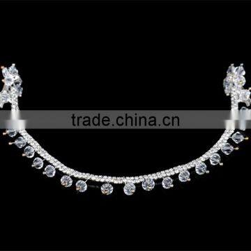 Beads Rhinestones Headband Forhead Jewelry Bridal Hair Accessories