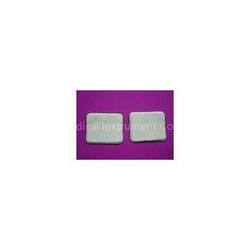 Square Non-woven Tens Electrode Pads, Coffee 84*69MM Tens Unit Pads For Physical Therapy