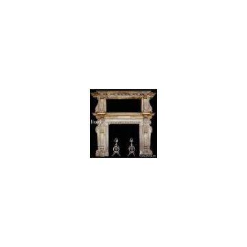 marble fireplace