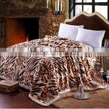 Hot super softly raschel blanket wholesale