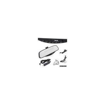 Bluetooth stereo Handsfree rearview Mirror(bluetooth car kit,rearview mirror)