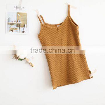 B41005A Children's Spring Autumn Sleeveless Strap Dress photo-2