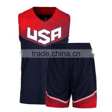 High quality cheap custom uniform basketball jersey design 2016