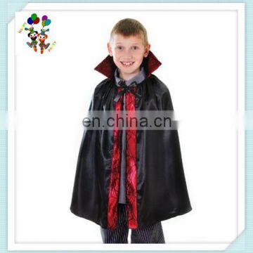 Party Costume Children's Dracula Satin Lace Trim Fancy Dress Cape HPC-0529