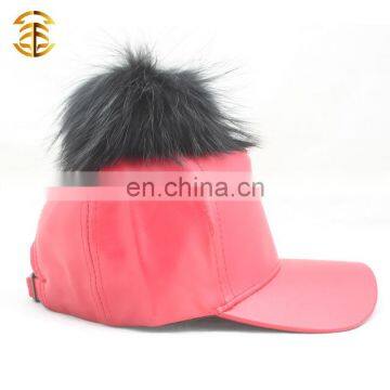 Red Leather Snapback Hats Baseball Hip Hop Cap Eeasonable Price OEM