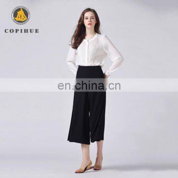 Factory Price High-end Casual Loose Cotton Pants Women photo-4