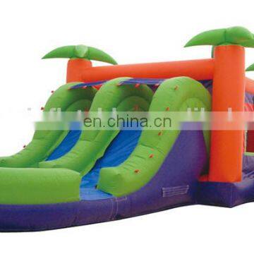 Paypal Accepted 0.55mm pvc tarpaulin jumping water bouncy castle